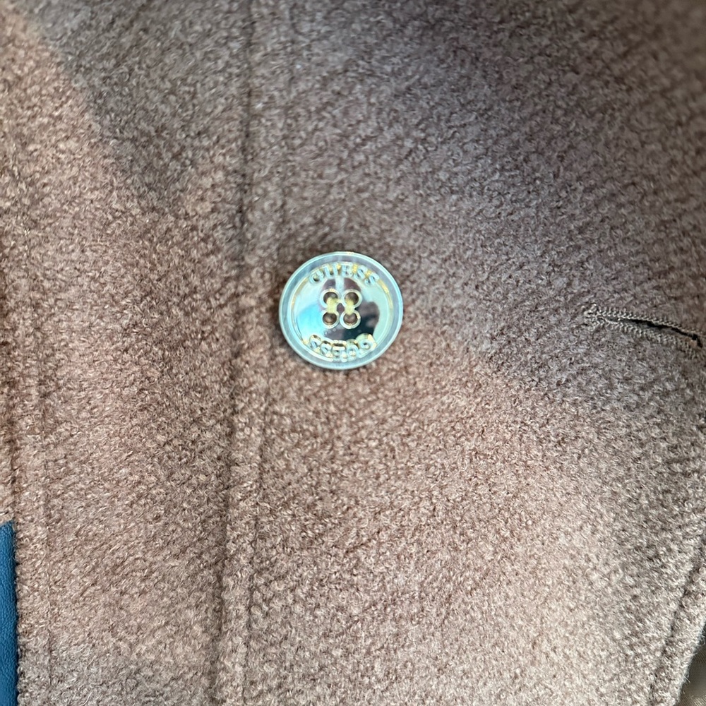 Double-Breasted Brown Wool Blend Coat.
If you are 5’4, it will be mid calf. - Picture 3 of 6